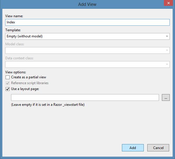 Creating View in Mvc